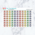 Laundry Basket in Spectrum Planner Stickers