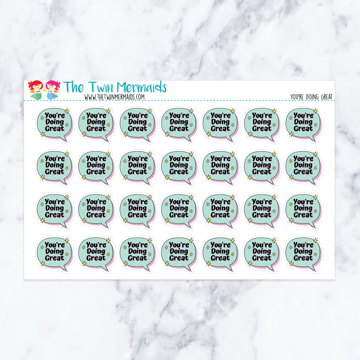You're Doing Great Planner Stickers