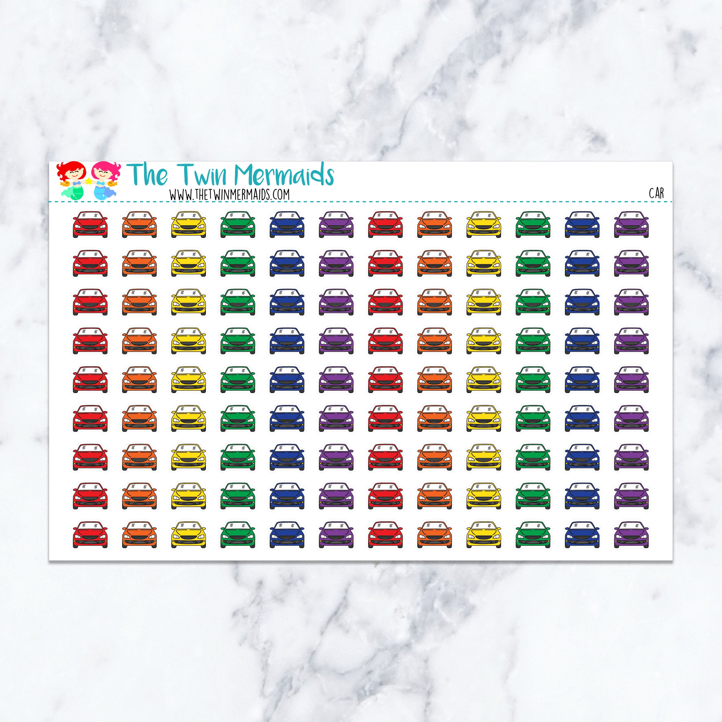 Car Planner Stickers