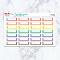 Work Boxes in Spectrum Planner Stickers