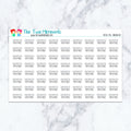 Refill Pill Organizer Planner Stickers