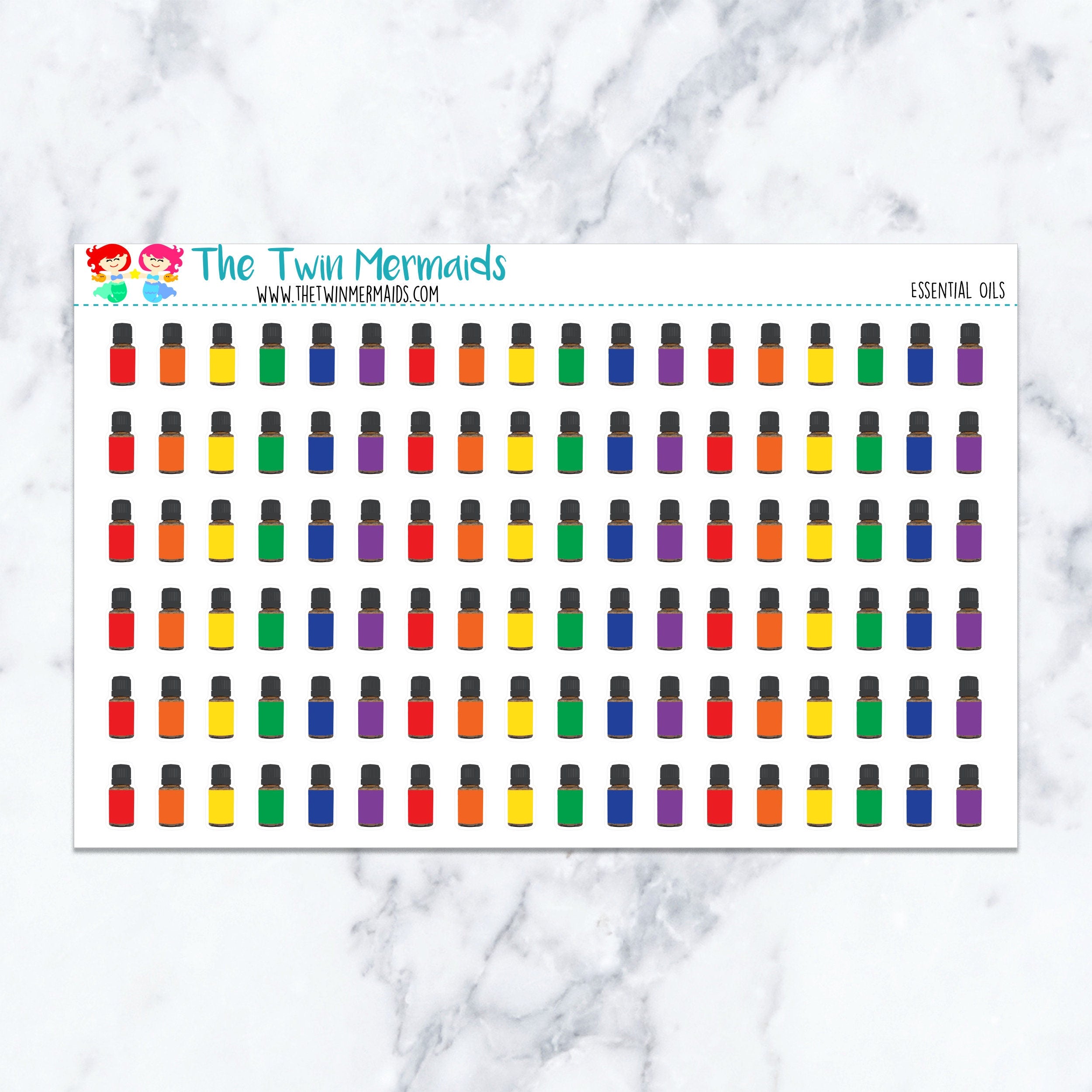 Essential Oils Planner Stickers