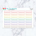 Habit Trackers in Pastel Planner Stickers