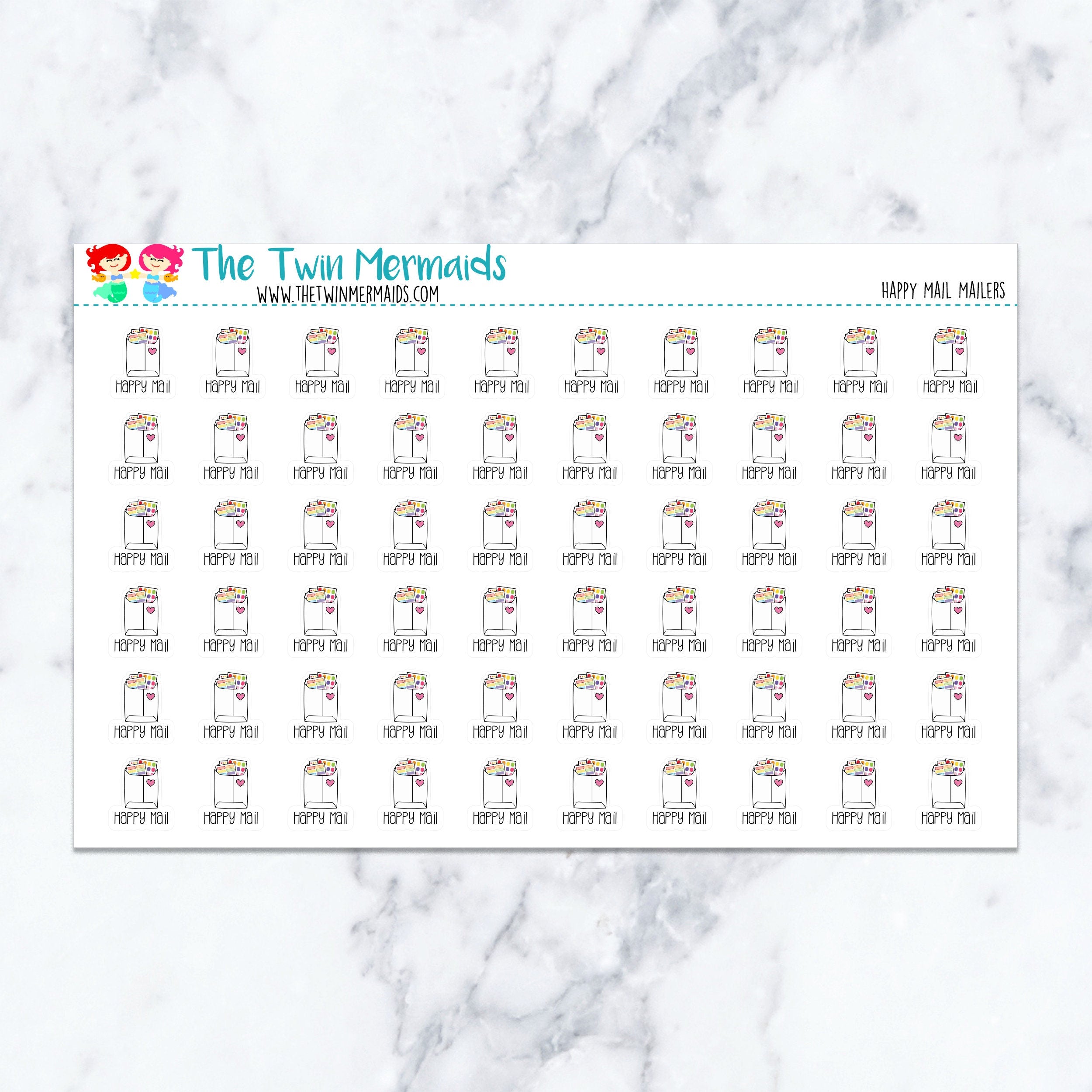 Happy Mail Mailers Planner Stickers