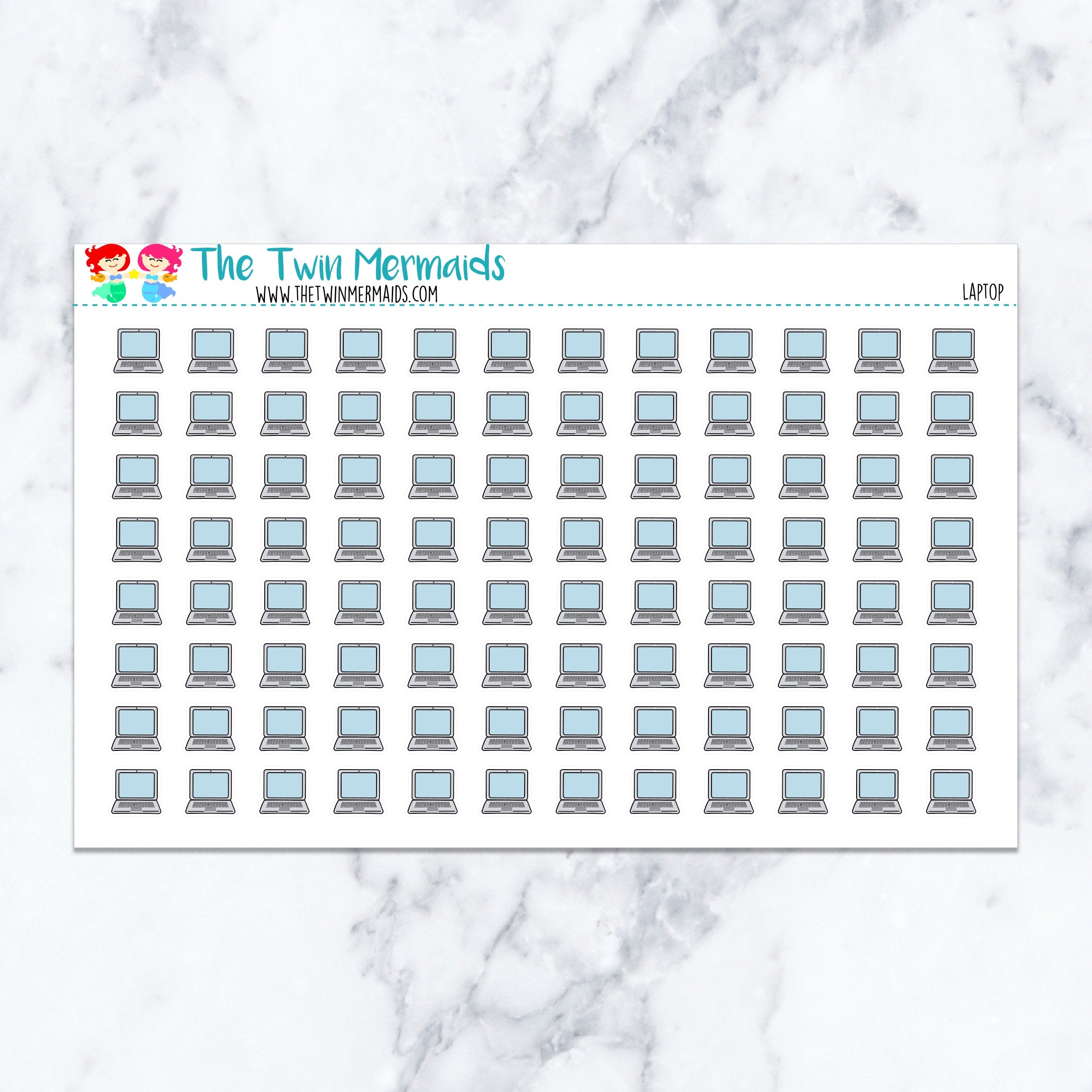 Laptop Planner Stickers