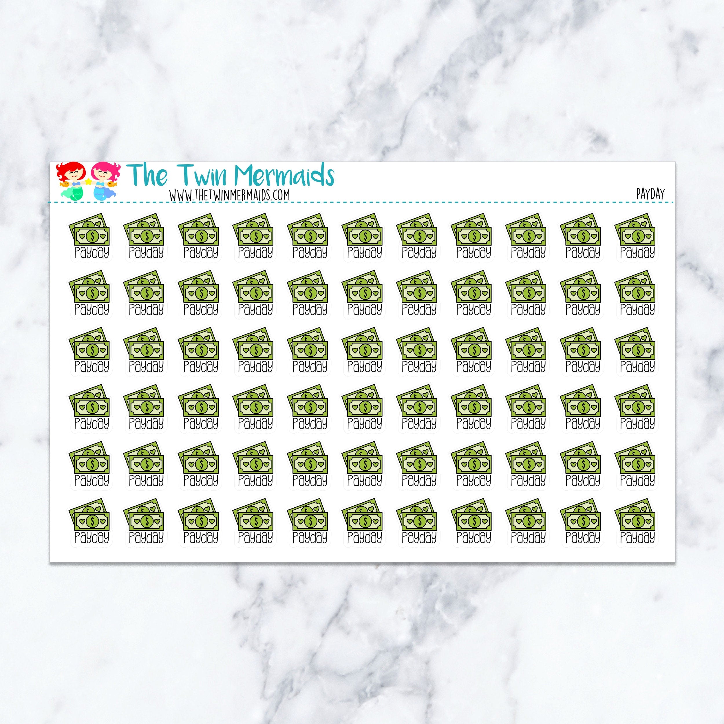 Payday Planner Stickers