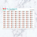 Refill Prescription Planner Stickers