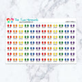 Workout Dumbbells Planner Stickers