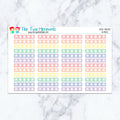 Mood Trackers in Pastel Planner Stickers