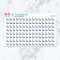 Blue Inhaler Planner Stickers