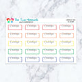 Cardiologist Boxes in Spectrum Planner Stickers