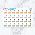 Gymnastics Time Slot Box Planner Stickers