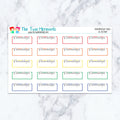 Rheumatologist Boxes in Spectrum Planner Stickers