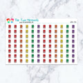 Washi Stack planner stickers. Kiss-cut sticker sheet for planners, bullet journals, and scrapbooking.