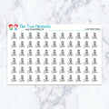 Clean Makeup Brushes Planner Stickers