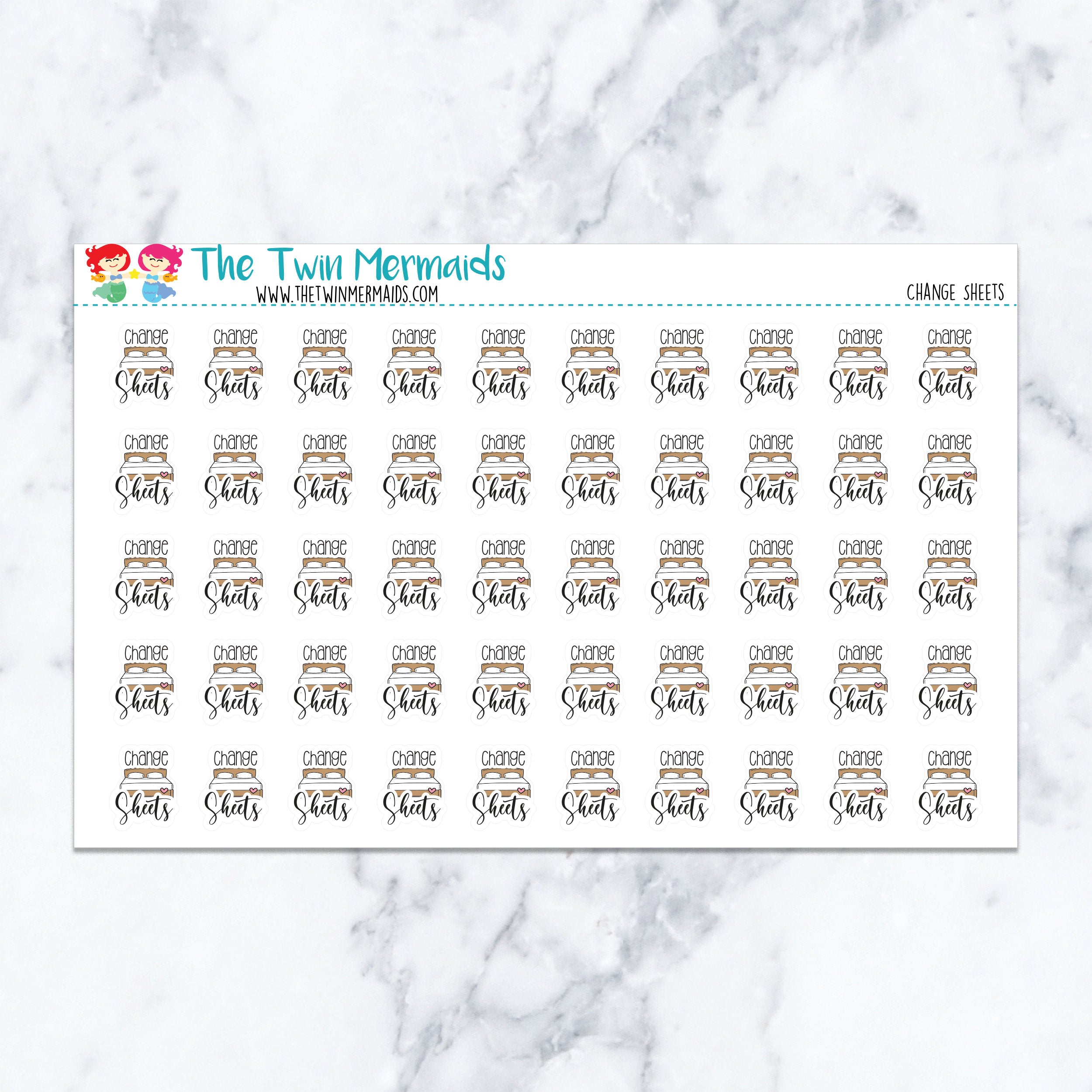 Change Sheets Planner Stickers