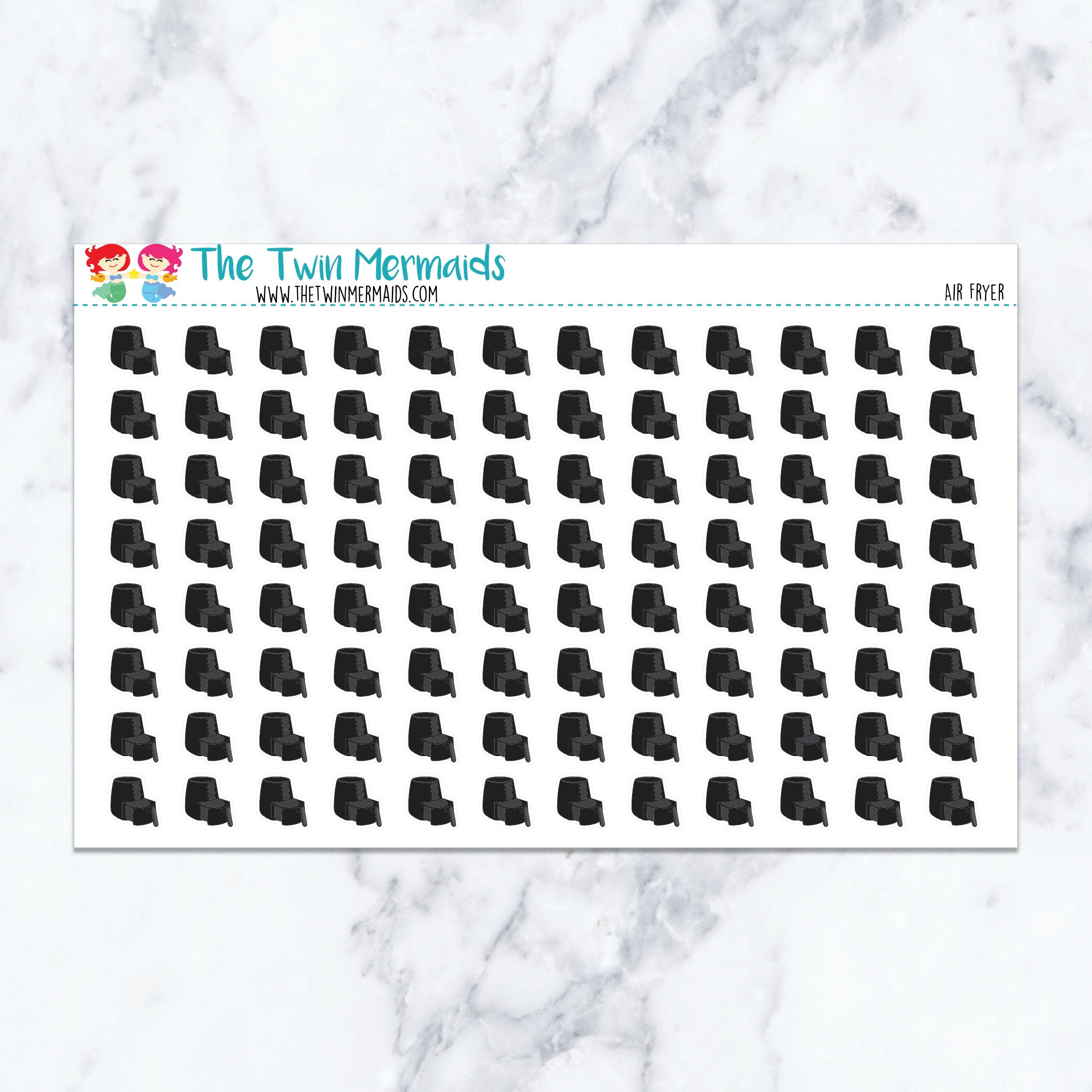 Air Fryer Planner Stickers