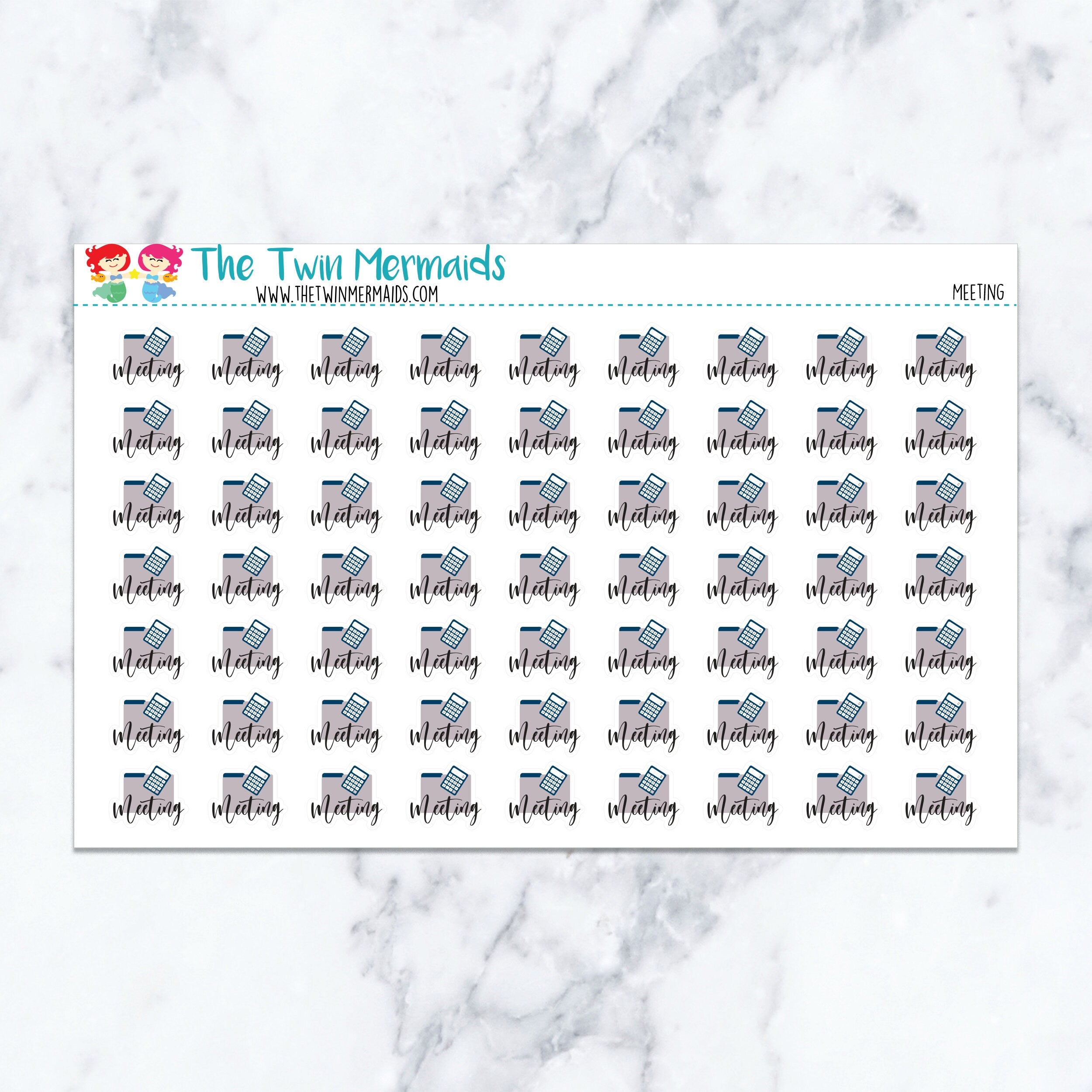 Meeting Planner Stickers