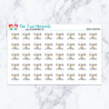 Waxing Appointment Planner Stickers