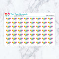 Summer Camp Popsicles Planner Stickers