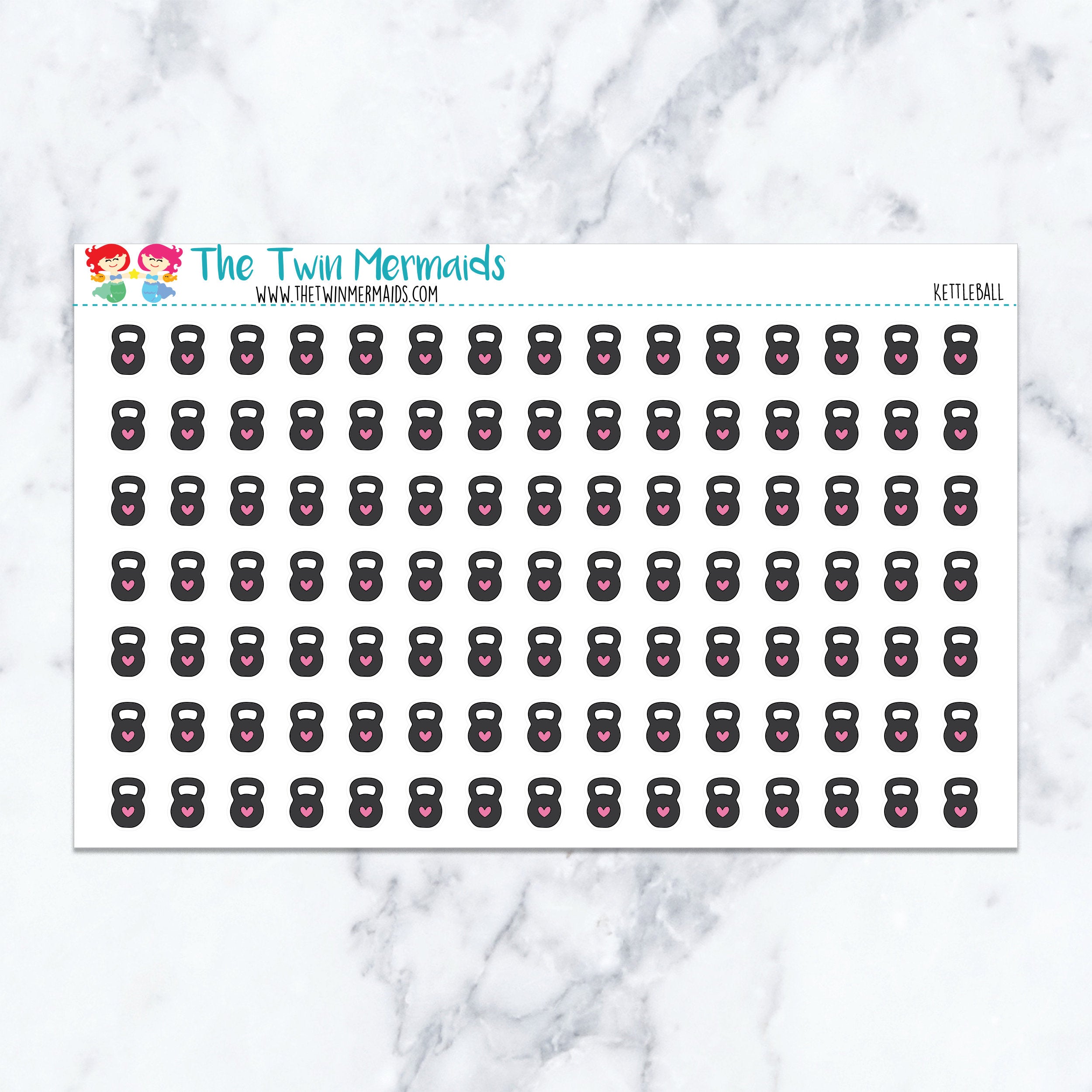 Kettleball Planner Stickers