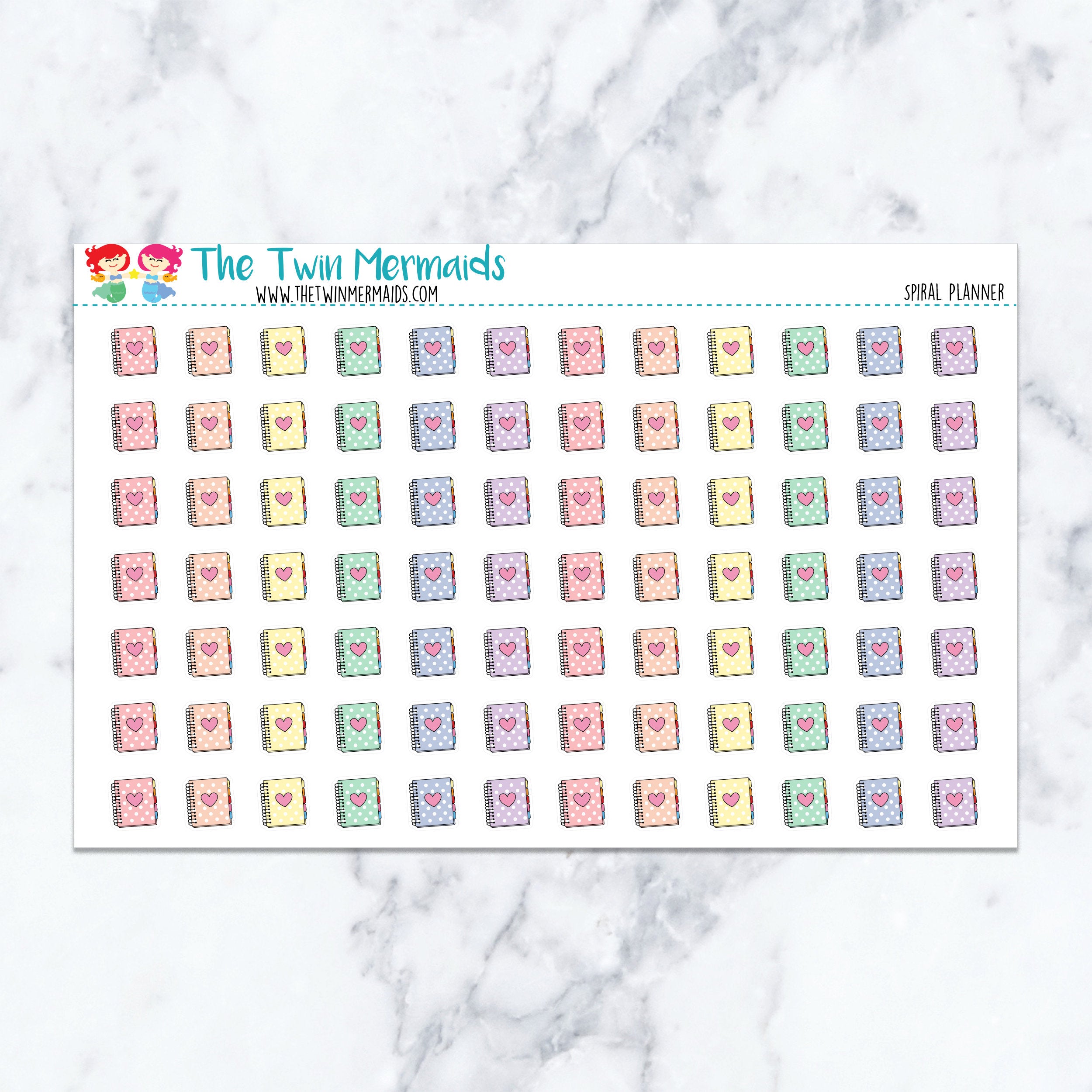 Spiral Planner Stickers