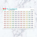 Cruiser Bicycle Planner Stickers