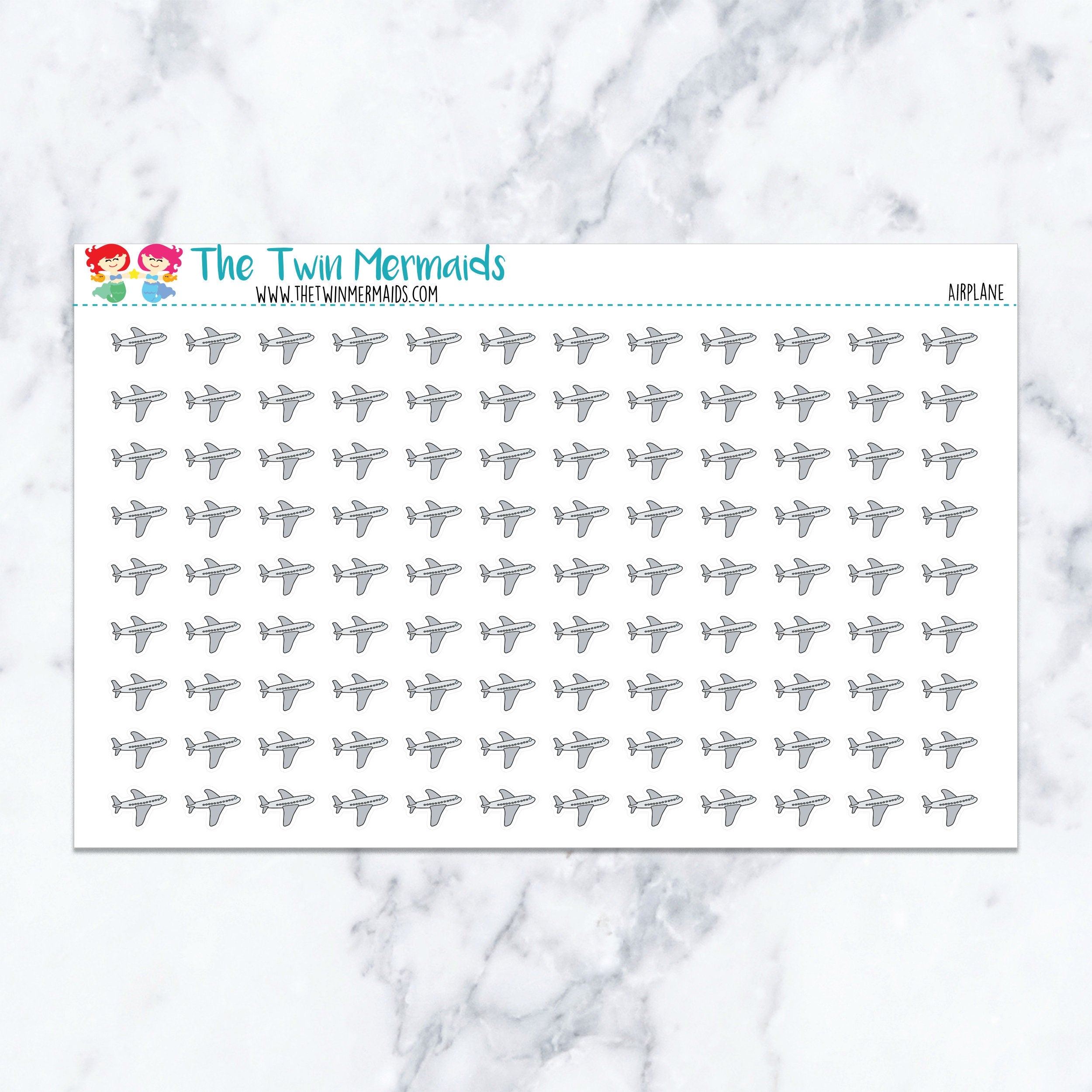 Airplane Planner Stickers