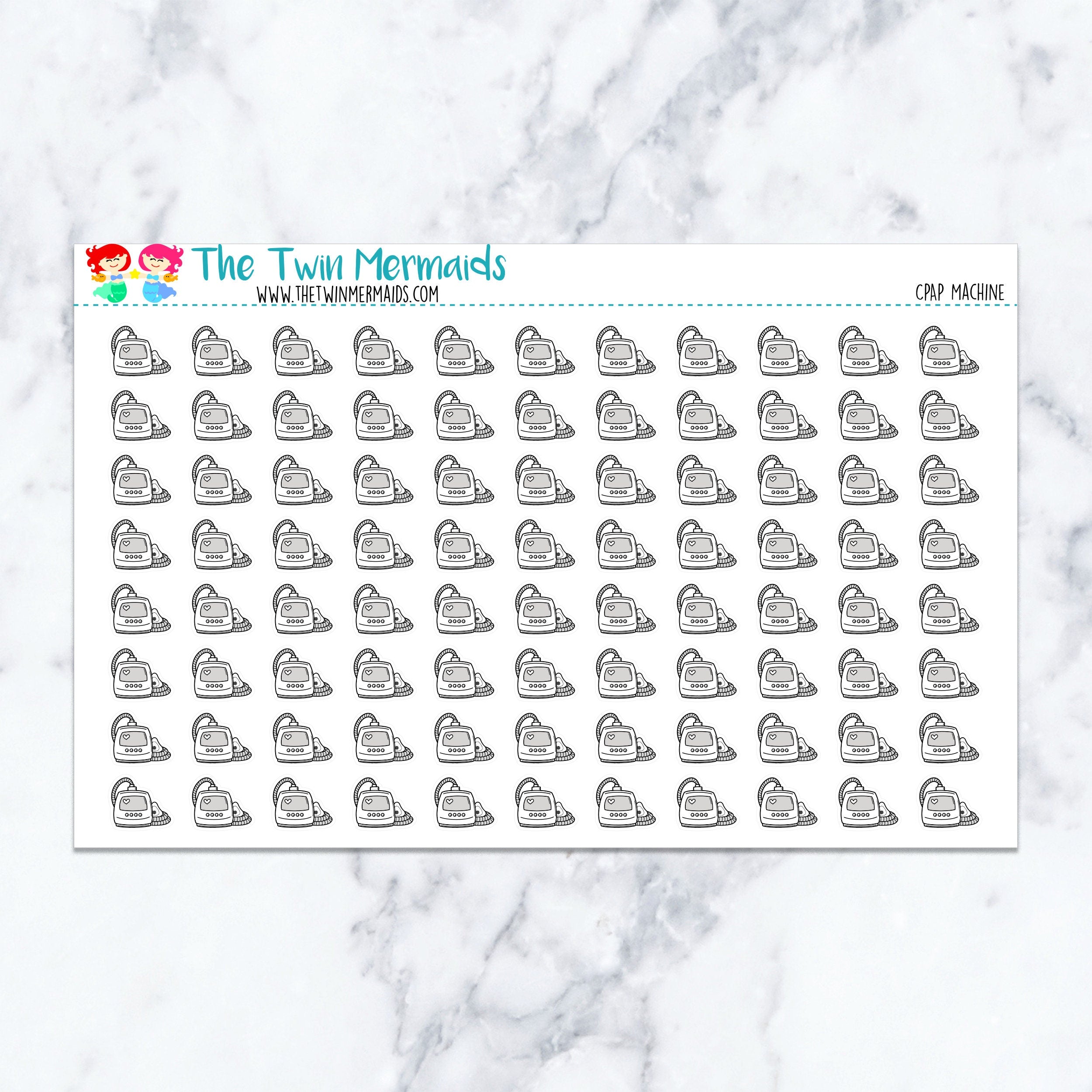 CPAP Machine Planner Stickers