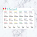 Nail Strip Planner Stickers