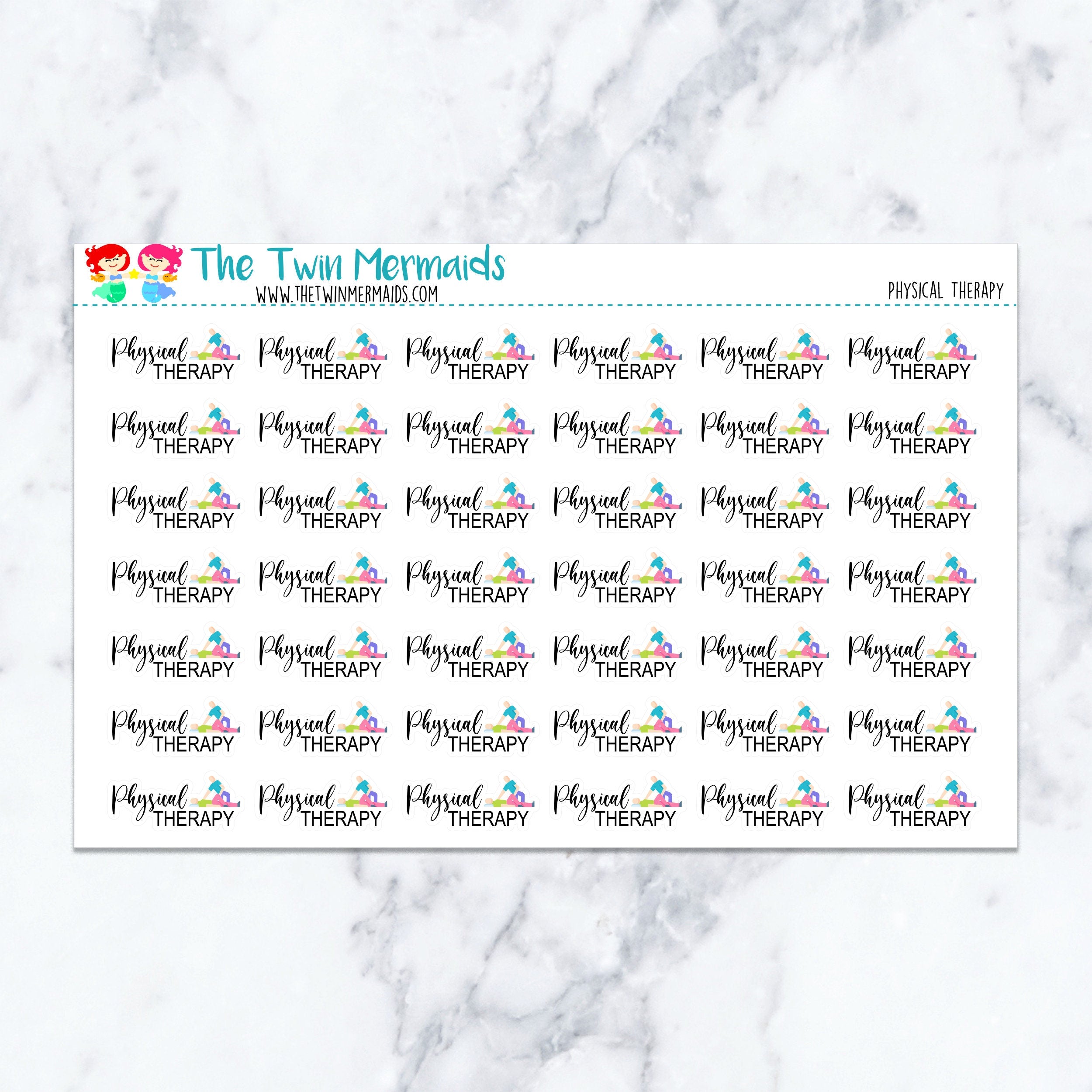 Physical Therapy Planner Stickers