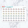 Clean the House Planner Stickers