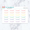 Laundry Line in Pastel Planner Stickers