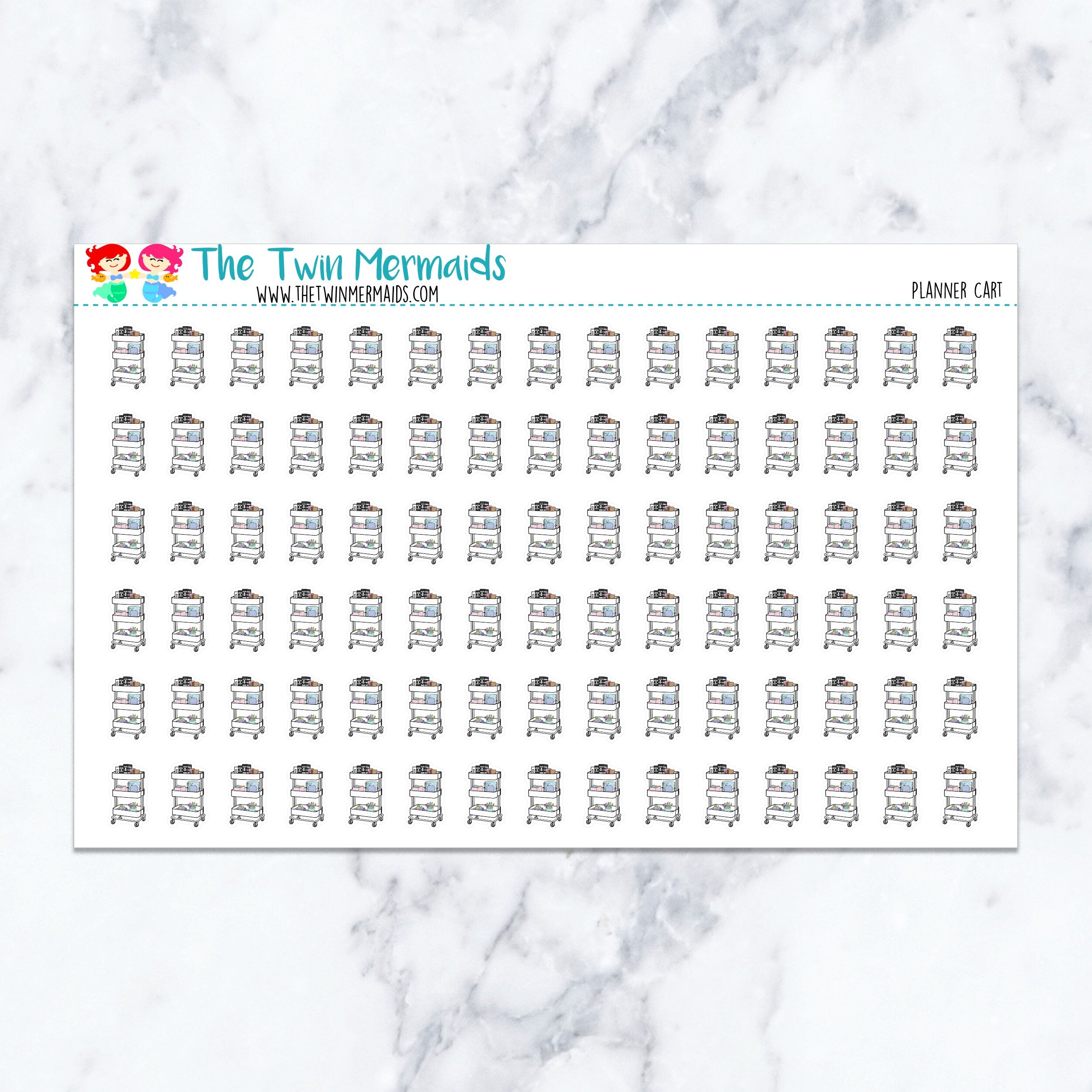 Planner Cart Planner Stickers