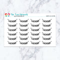 Laundry Line in Neutral Planner Stickers
