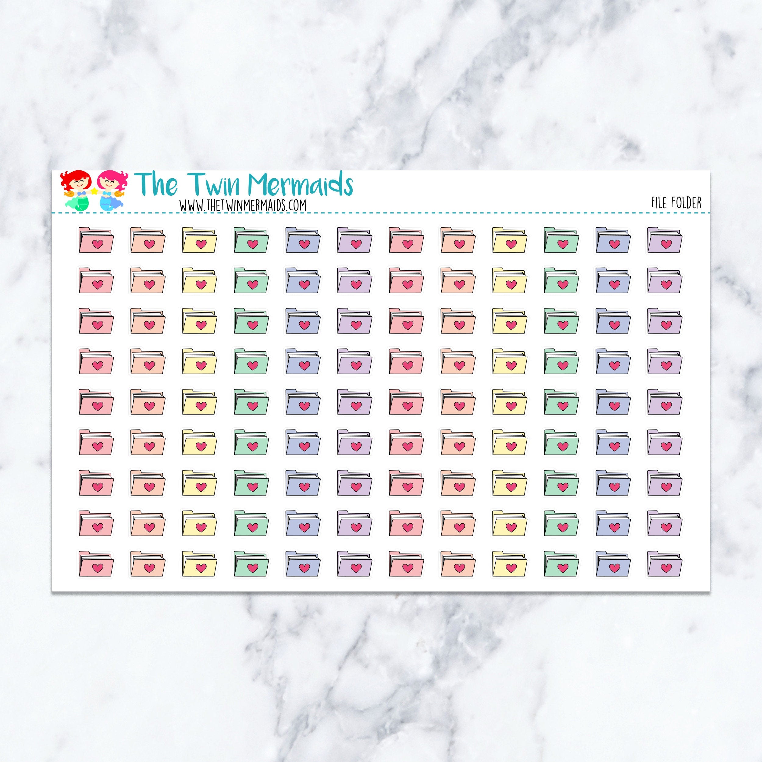 File Folder Planner Stickers
