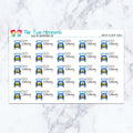 Grocery Delivery Vehicle Planner Stickers