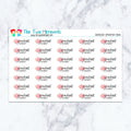 Neurologist Appointment Brain Planner Stickers