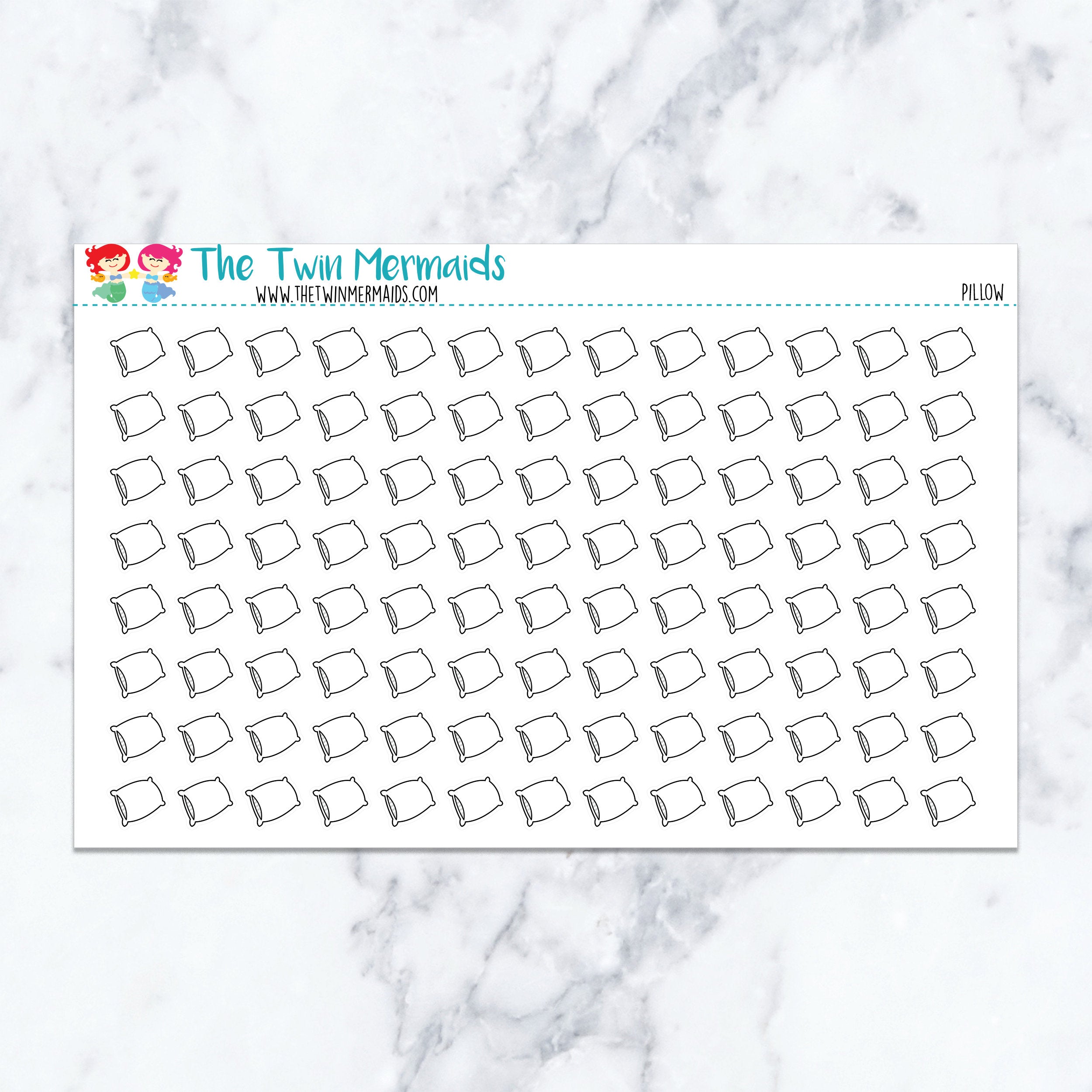 Pillow Planner Stickers