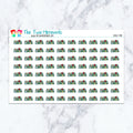 Lunch Tray planner stickers. Kiss-cut sticker sheet for planners, bullet journals, and scrapbooking.