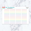 Coiled Divider in Pastel Planner Stickers