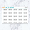 School Holidays Early Release Planner Stickers