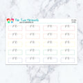 PTO Boxes in Pastel Planner Stickers