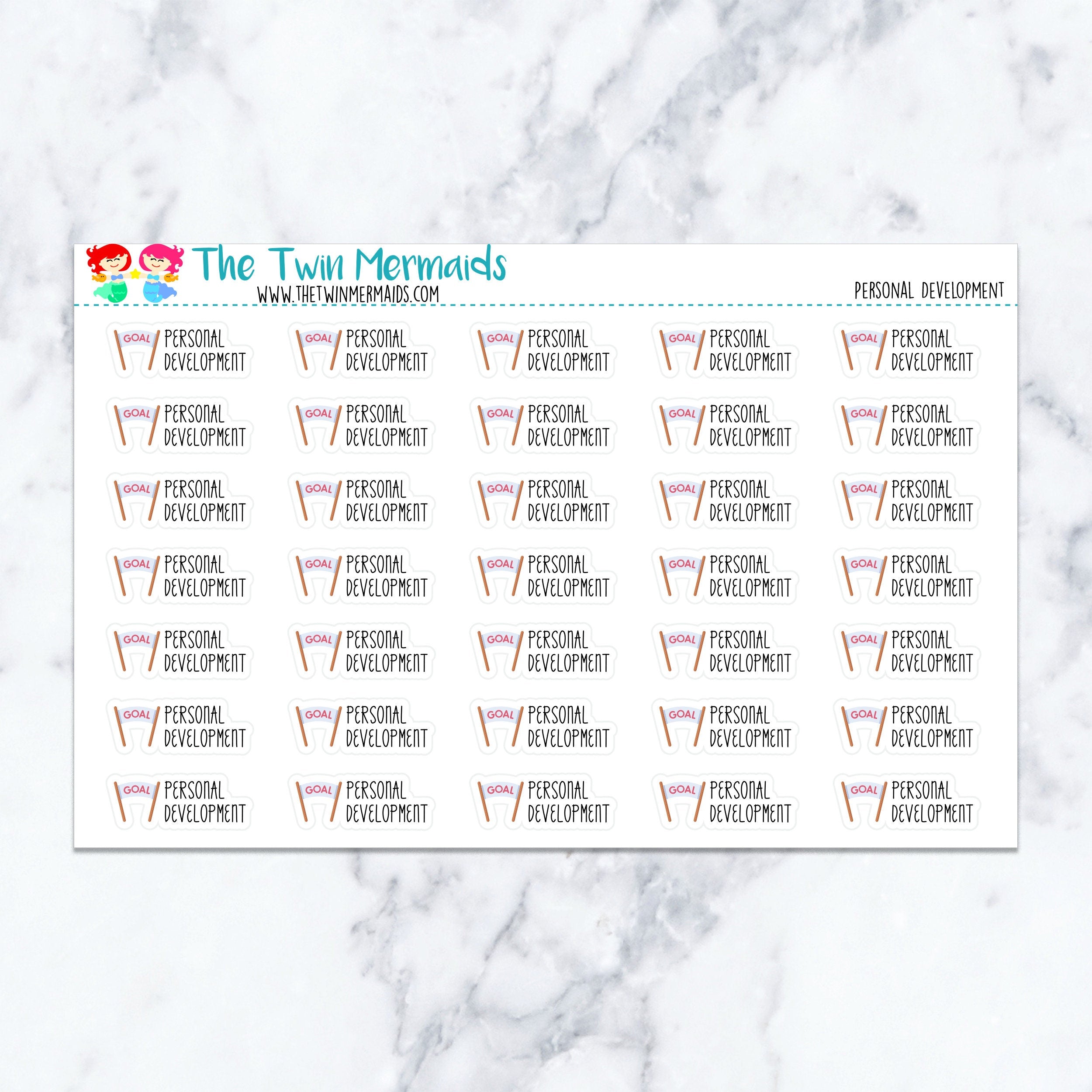 Personal Development Planner Stickers