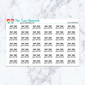 Eyelash Appointment Planner Stickers