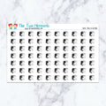 Book Stack in Neutral Planner Stickers
