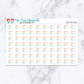 Book Stack in Pastel Planner Stickers