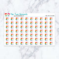 Book Stack in Spectrum Planner Stickers