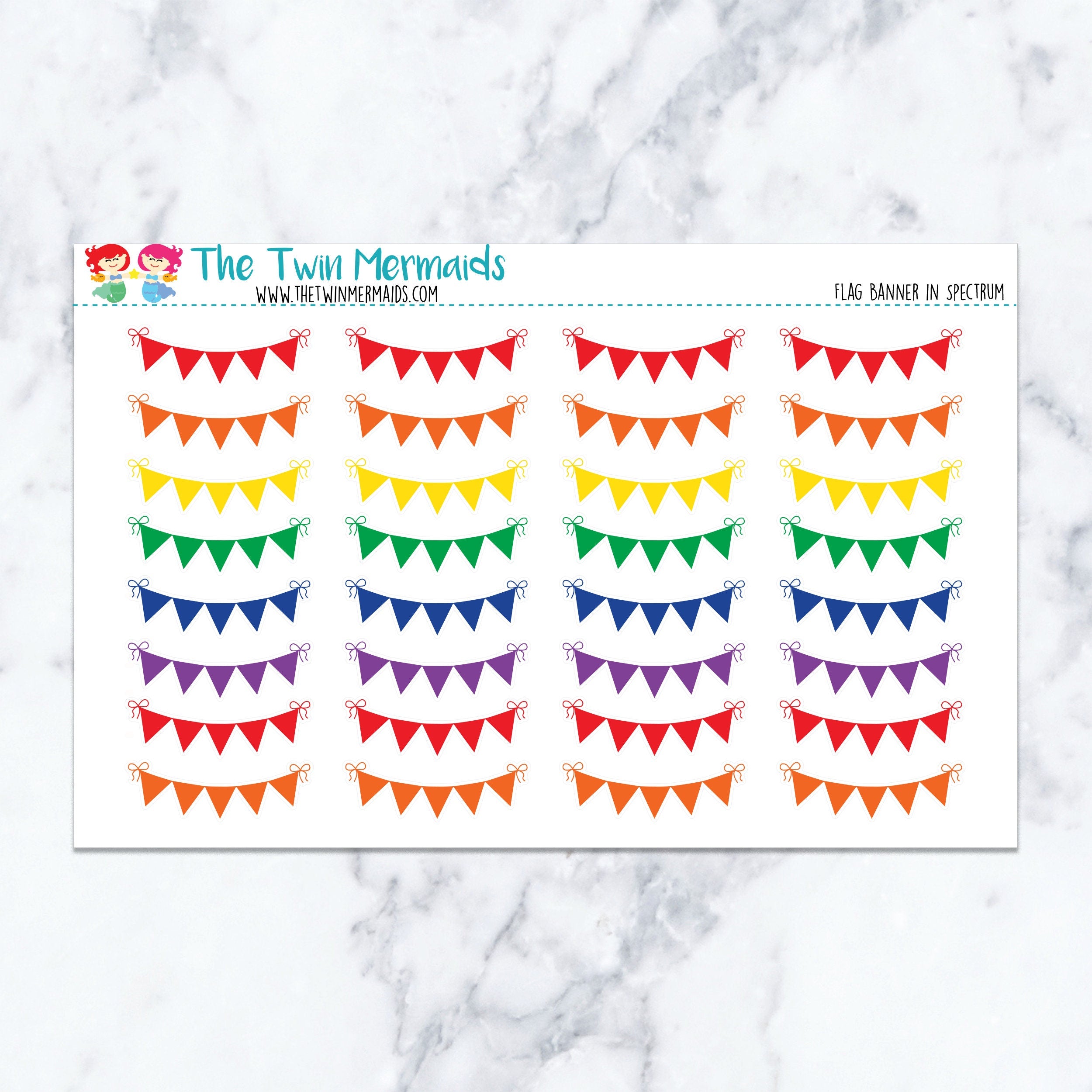 Flag Banner in Spectrum Planner Stickers
