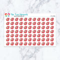Cat Sleeping planner stickers. Kiss-cut sticker sheet for planners, bullet journals, and scrapbooking.